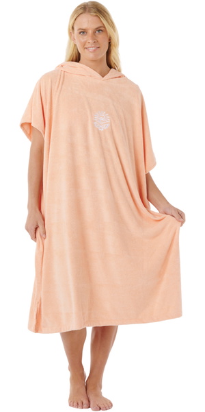 2026 Rip Curl Mujer Classic Surf Toalla Con Capucha 00ZWTO - Bright Peach